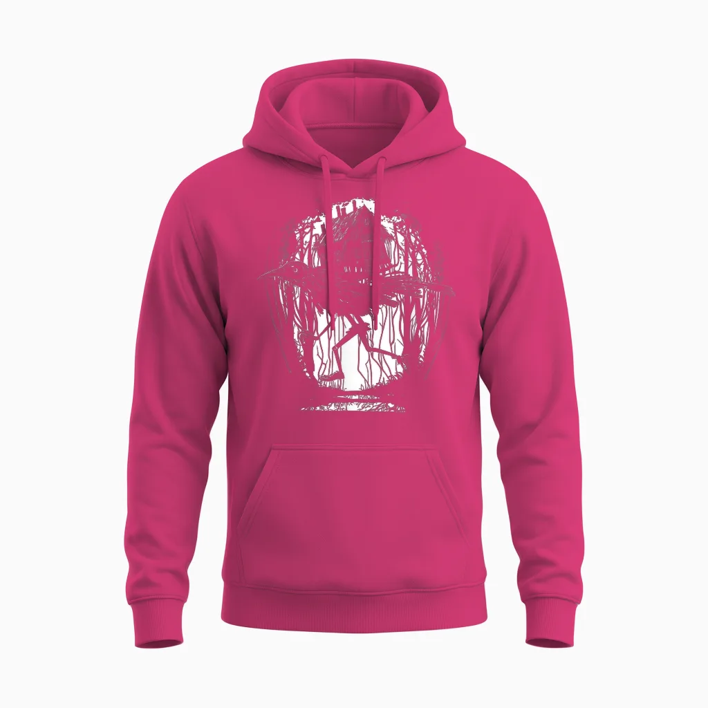 Haus Von Baba Yaga Slawische Folklore Russland Märchen Kunst Unisex Hoodie in Heliconia