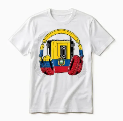 Drapeau De L'équateur Racines équatoriennes Unisex T-Shirt - White