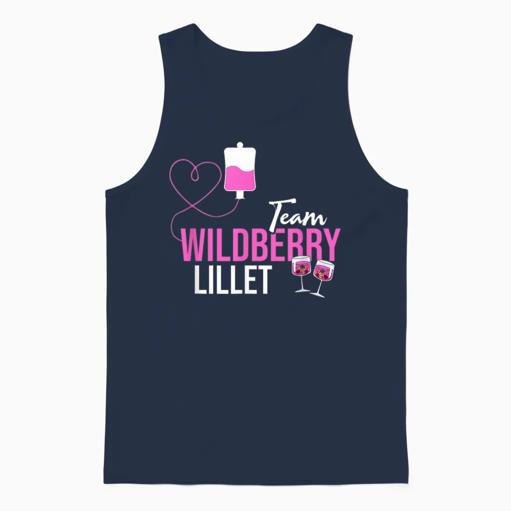 Team Wildberry Lillet Früchte Cocktail Sommer Alkohol Unisex Tank Top in Navy
