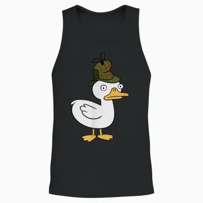Disney Channel Gravity Falls Duck-Tective Unisex Tank Top - Black