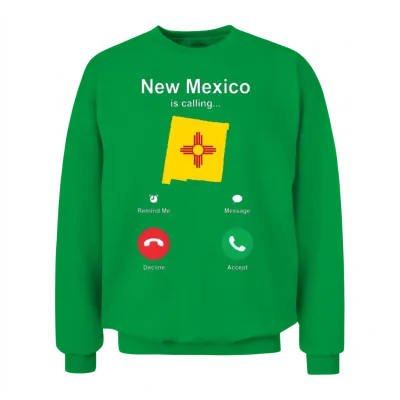 Travels New Mexico Gift Unisex Sweatshirt - Irish Green