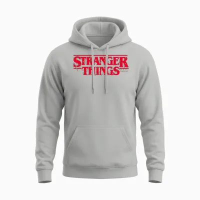 Christmas Lights Stranger Things Unisex Hoodie - Ash