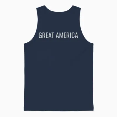 Great America Unisex Tank Top - Navy