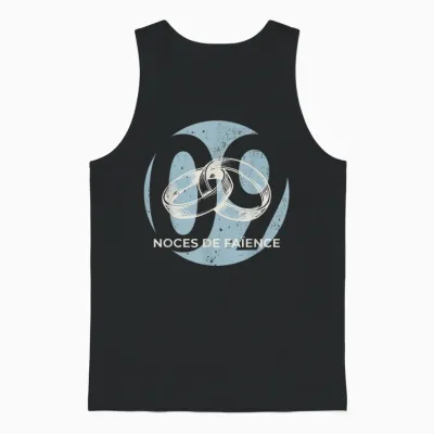 Idée Cadeau Couple 9 Ans De Mariage – Noces De Faïence Unisex Tank Top - Black