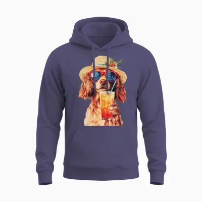 Dog Unisex Hoodie - Heather Sport Dark Navy