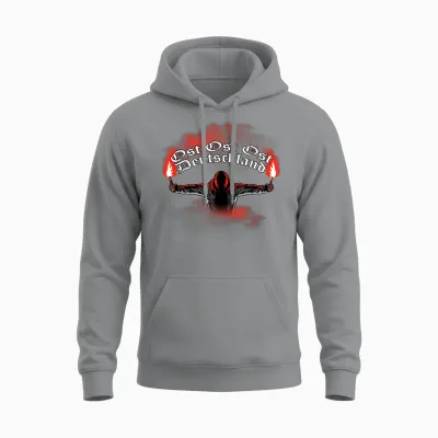 East Germany - Pyrotechnics - Pyro - Bengalo - Red T-Shirt, Black Unisex Hoodie - Sport Grey