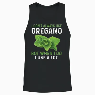 Funny Oregano Costume Love Garden Herbs Unisex Tank Top - Black