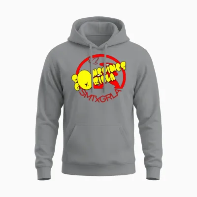 Bubble Letters Unisex Hoodie - Sport Grey