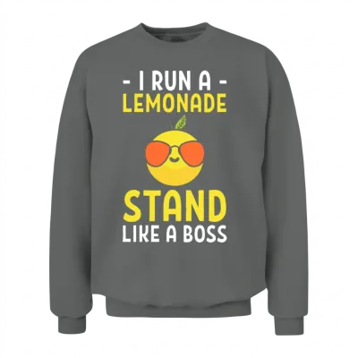 Funny Lemonade Stand Lemonade Vendor Unisex Sweatshirt - Graphite Heather
