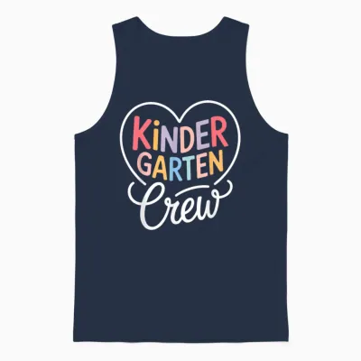 Crewshirt Für Den Kindergarten, Kinder, Crew, Lehrer, Junge, Mädchen Unisex Tank Top - Navy