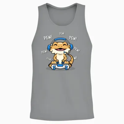 Bearded Dragon Unisex Tank Top - Sport Grey