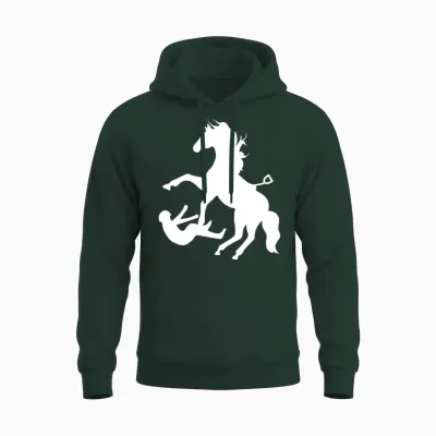 Horse Unisex Hoodie - Forest