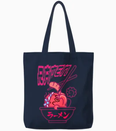 Ramen Tote Bags - Navy