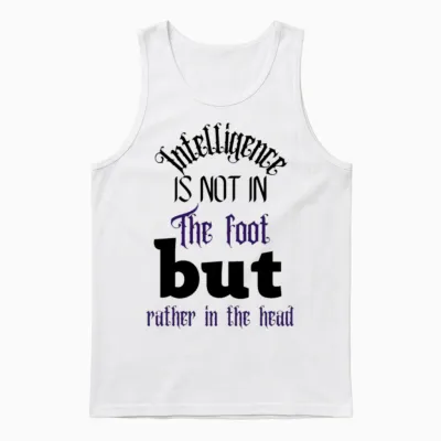 Funny Gift Idea Unisex Tank Top - White