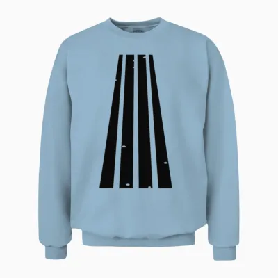 Hacks Season 2 Ava Hannah Einbinder Black Lines Unisex Sweatshirt - Light Blue