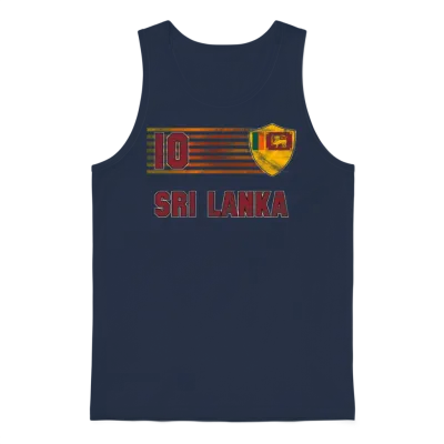 Sri Lanka Unisex Tank Top - Navy