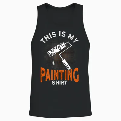 Painter Gift Painting Art Painter Unisex Tank Top - Black