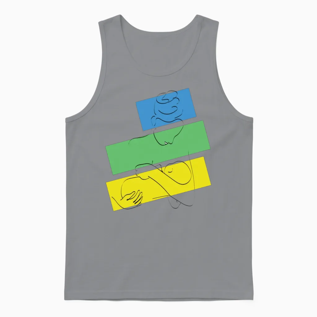 Mothers Love 2 Mom Unisex Tank Top in Sport Grey
