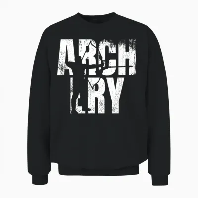 Funny Archery Unisex Sweatshirt - Black