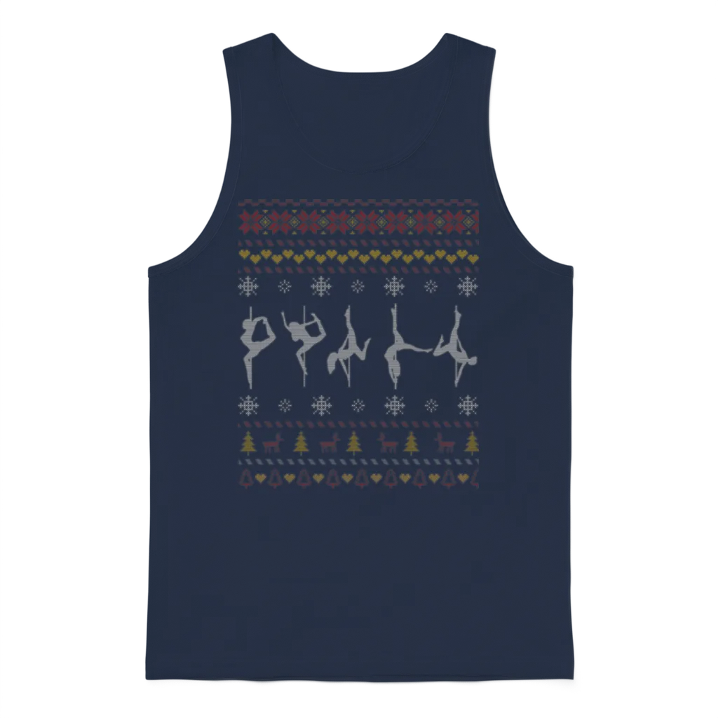 Pole Dance Ugly Unisex Tank Top - Navy