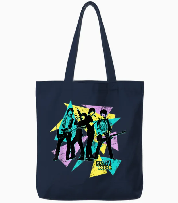 Disney Channel Camp Rock Mitchie Torres and Connect 3 Tote Bags in Navy