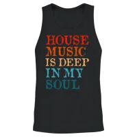 House Music Is Deep in My Soul Unisex Tank Top - Black – 2