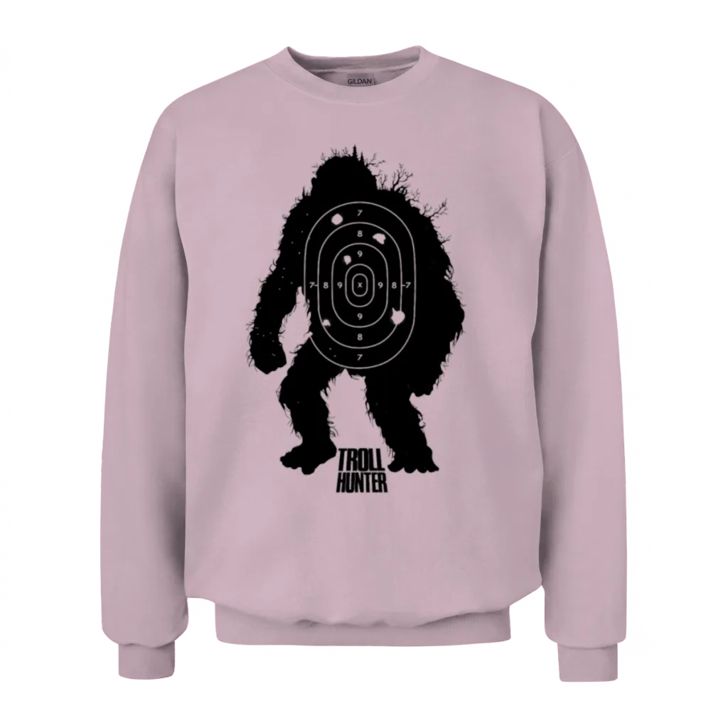 Troll Hunter Hunting Unisex Sweatshirt - Light Pink