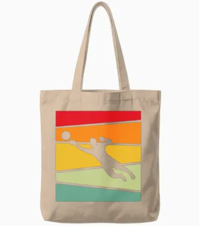 Keeper Retro Tote Bags - Natural