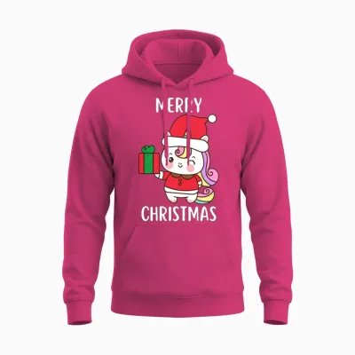 Merry Christmas Funny Christmas Unisex Hoodie - Heliconia