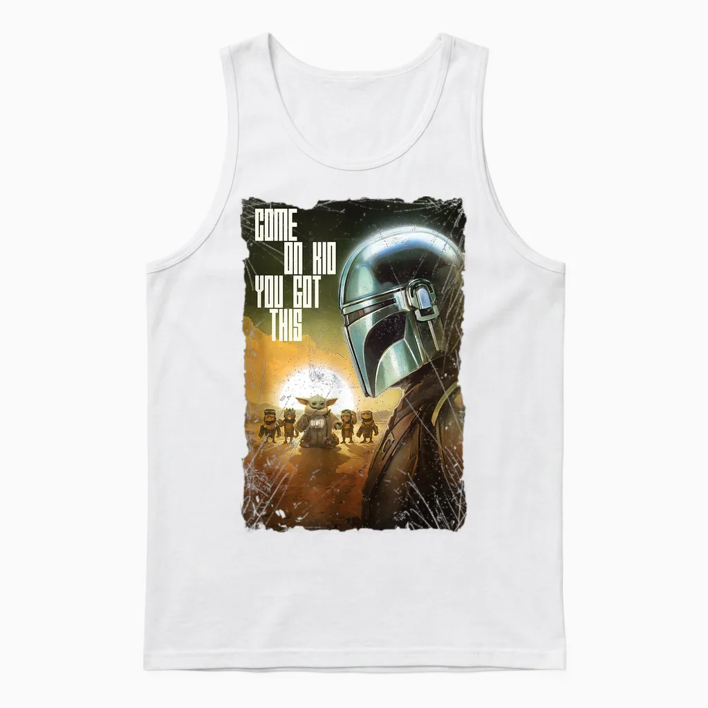 Star Wars: the Mandalorian and Grogu Movie You Got This Unisex Tank Top in White