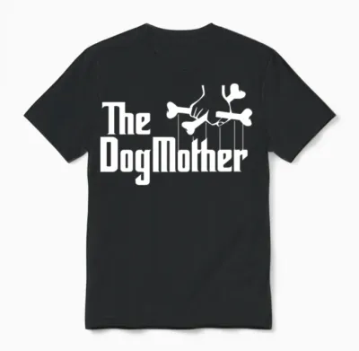 The Dog Mother Unisex T-Shirt - Black