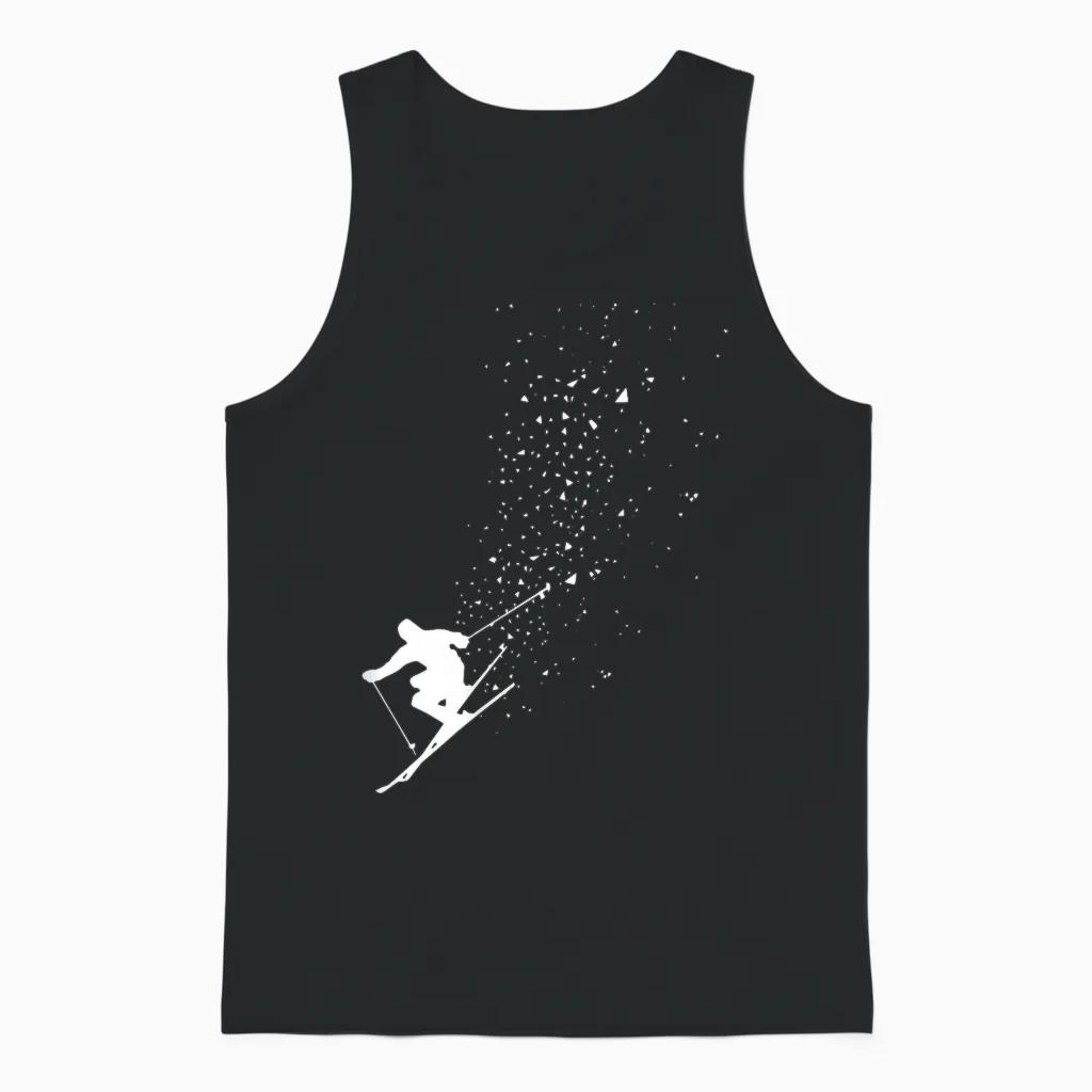Ski Freestyle Skiing Freeski Winter Sports Skiers Unisex Tank Top in Black