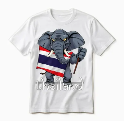 Thailand T-Shirt, Thai Clothing, Thailand for Women and Men Unisex T-Shirt - White
