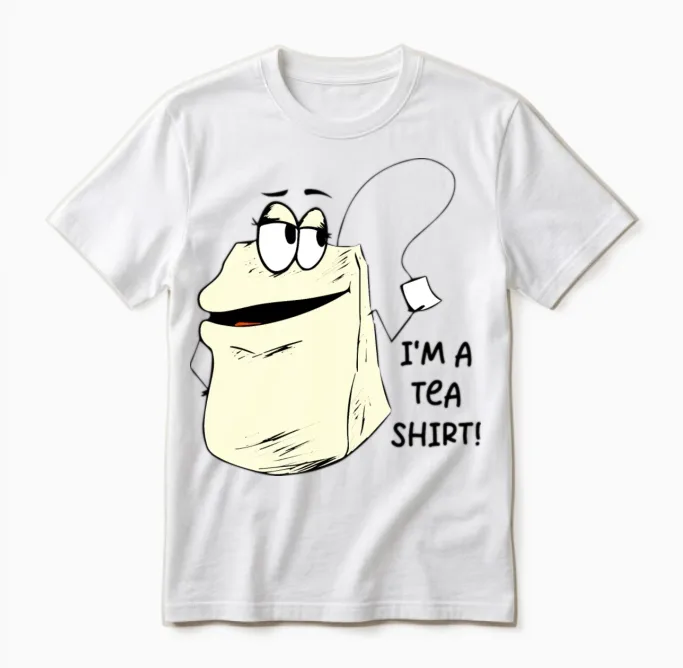 Funny T-Shirt Shirt Funny Picture Unisex T-Shirt in White