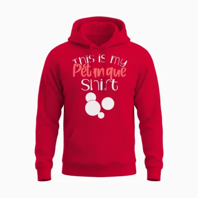 Funny Petanque Unisex Hoodie - Red