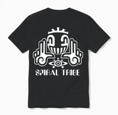 Spiral Tribe | Techno Hardstyle Gabber Tekno 23 T-Shirt Haut De Gamme Unisex T-Shirt - Black