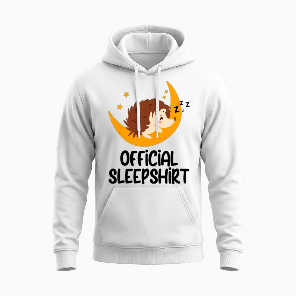 Funny Animal Shirt Funny Picture Unisex Hoodie in White