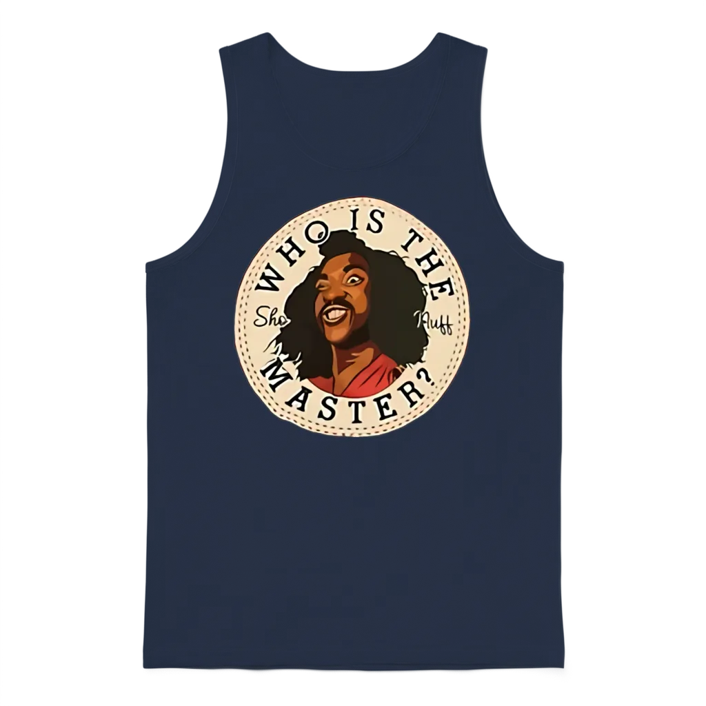The Last Dragon Sho Nuff Who Is the Master Unisex Tank Top - Navy