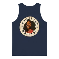 The Last Dragon Sho Nuff Who Is the Master Unisex Tank Top - Navy – 1