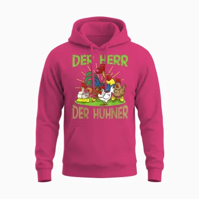 Der Herr Der Hühner Huhn Hühner Unisex Hoodie - Heliconia