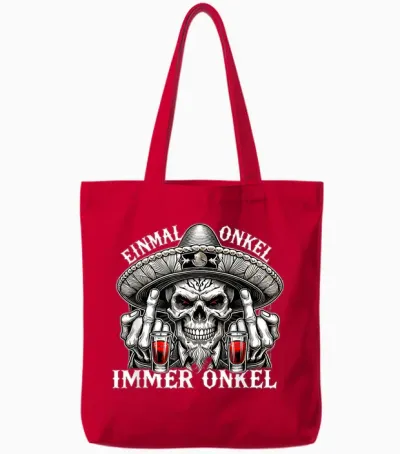 Einmal Onkel, Immer Onkel - La Familia - Los Tioz 2026 Tote Bags - Red