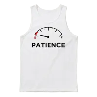 Saying Funny Pictures Unisex Tank Top - White – 1