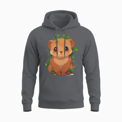 Cute Kinkajou - Cute Animals Unisex Hoodie - Charcoal