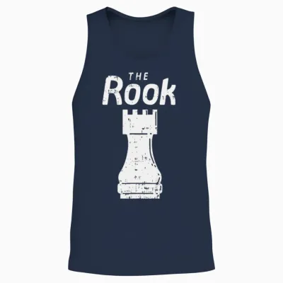 Halloween Chess Piece the Rook Shirt Matching Unisex Tank Top - Navy