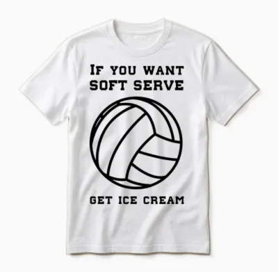 If You Want Soft Serve Get Ice Cream Unisex T-Shirt - White