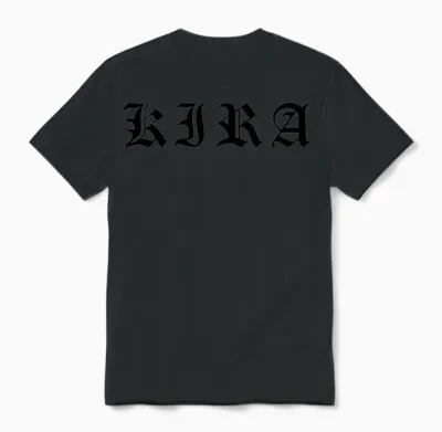 Kira Note Death Unisex T-Shirt - Black