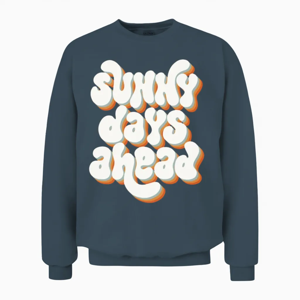 Sunny Days Unisex Sweatshirt in Dark Heather