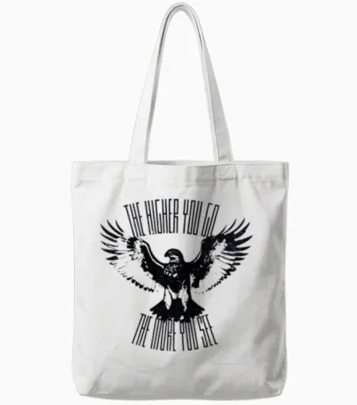 Eagle Vision Tote Bags - White