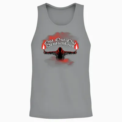 East Germany - Pyrotechnics - Pyro - Bengalo - Red T-Shirt, Black Unisex Tank Top - Sport Grey