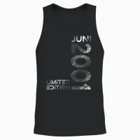 Limited Edition Juni 2001 Mann Frau 25. Geburtstag Unisex Tank Top in Black - 2